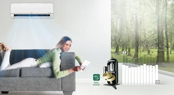 LG 1.5 Ton Split AC 2025 model US Q19KNZE1 - Image 4