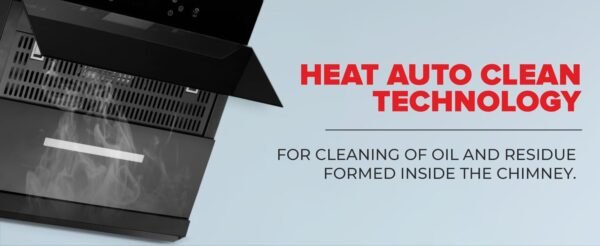 BLOWHOT LEIA S BAC MS Chimney: 60cm With Free Installation Kit | 1,300 m³/h Power | Filterless Technology | Flip Auto Open | Heat Auto Clean | Motion Sensor | 15-Year Motor Warranty - Image 9